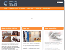 Tablet Screenshot of concordfortune.com